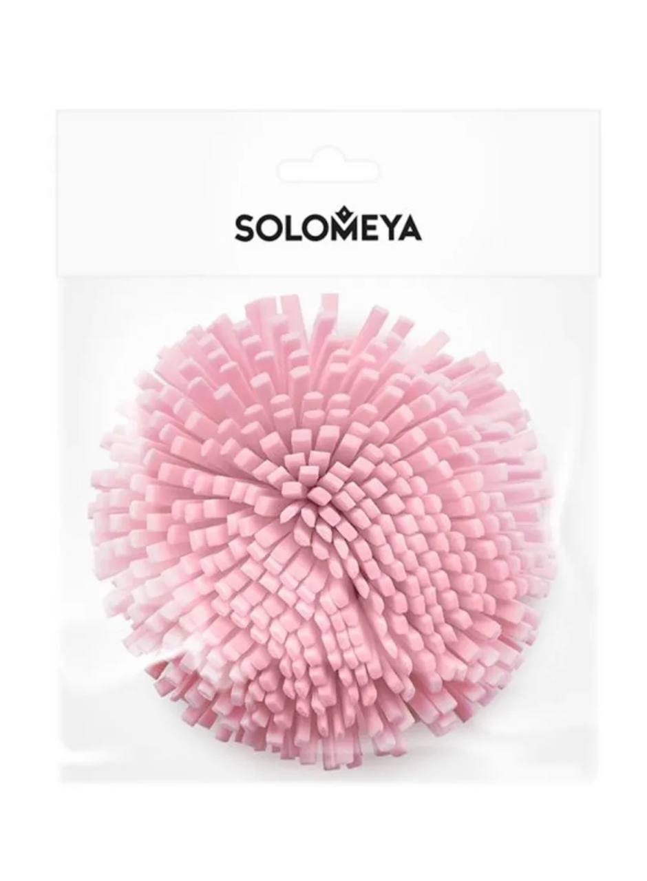 Мочалка спонж для тела Solomeya, розовая
